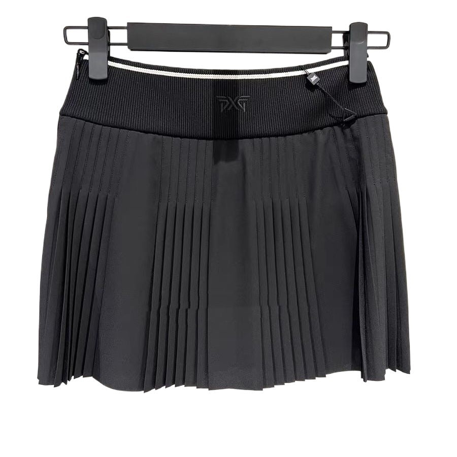 PXG Korea Women's SS Golf Skirt lightweight slim breathable pleated skirt