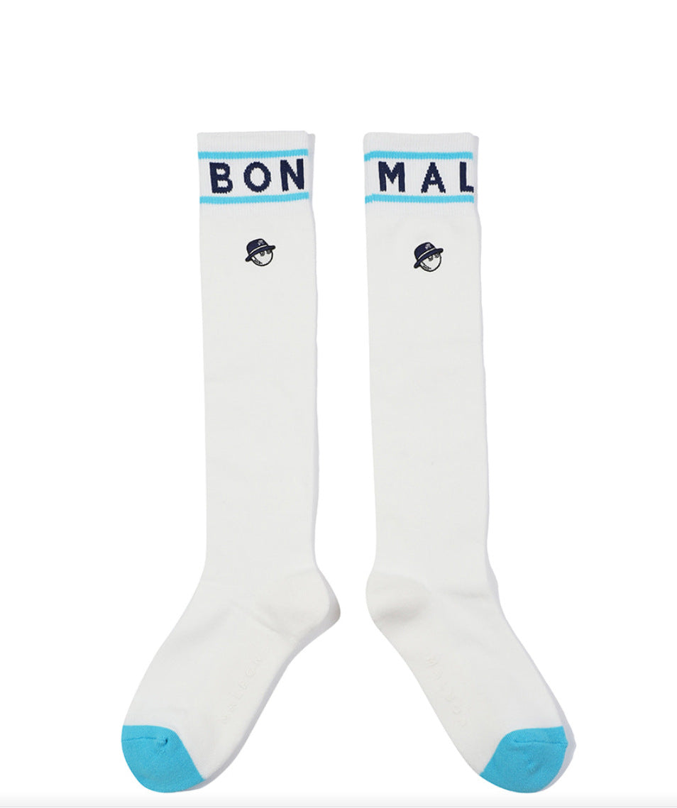Malbon Korea Women's Golf Stockings Cotton Knee-length Socks