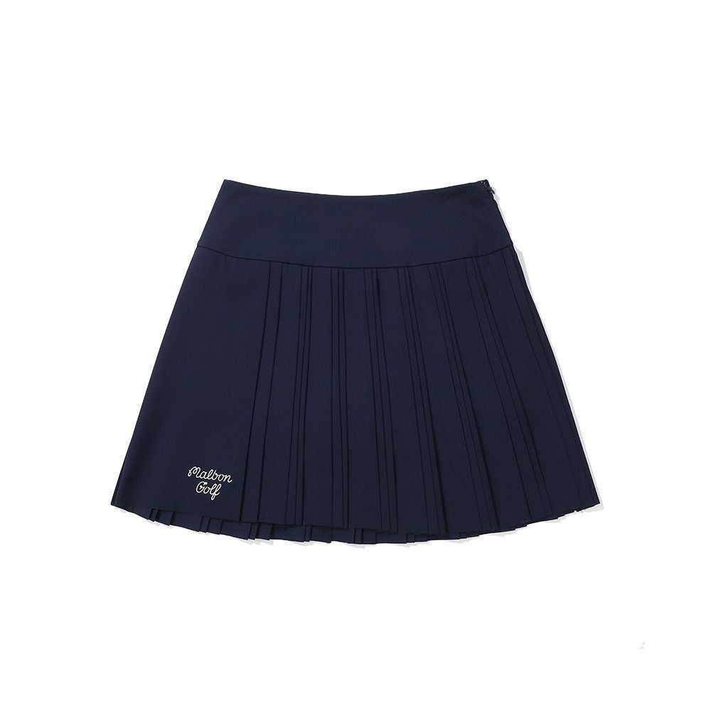 Malbon Korea New Golf Skirt 25 Spring Summer Women's Solid Color