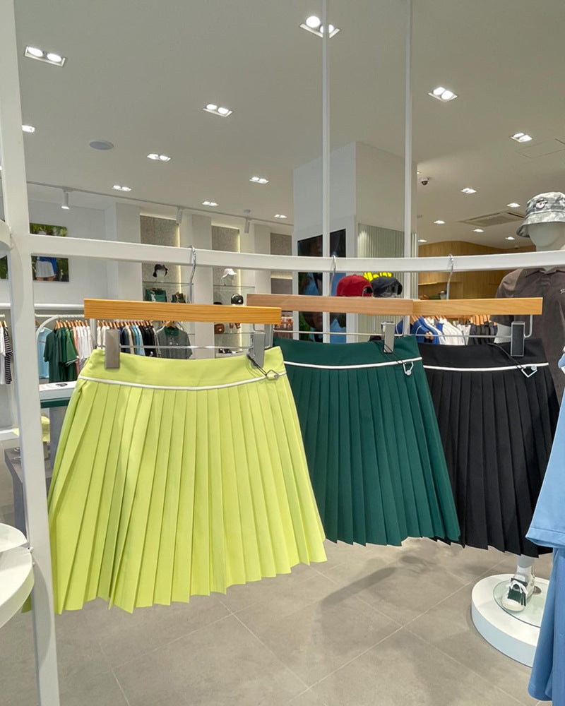 MALBON GOLF Korea Women Pleated Skirt SS Short Slim Fit Quick-Drying 23