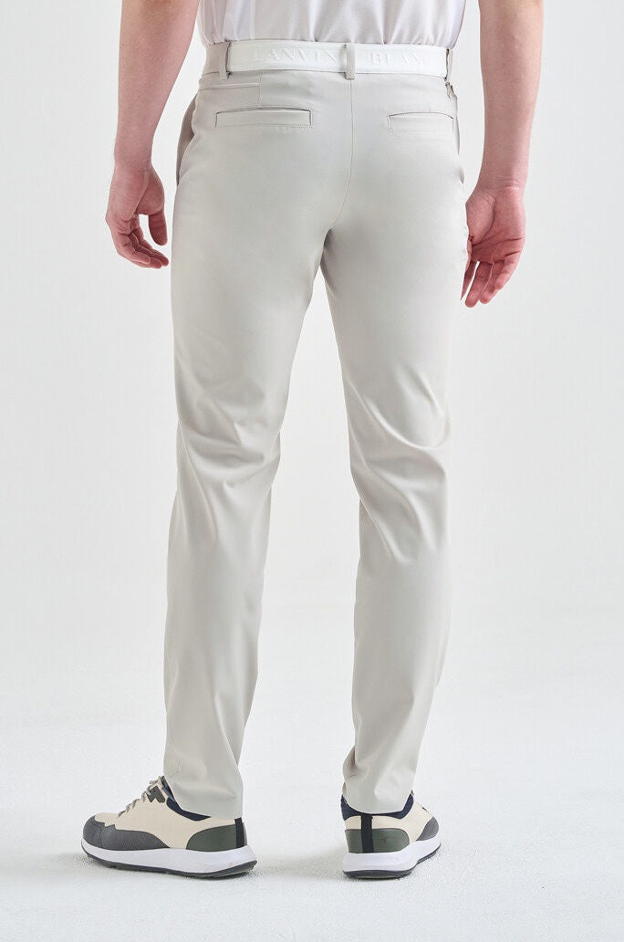 LANVIN BLANC Men's Golf Straight Pants 24 FW Sports Trousers