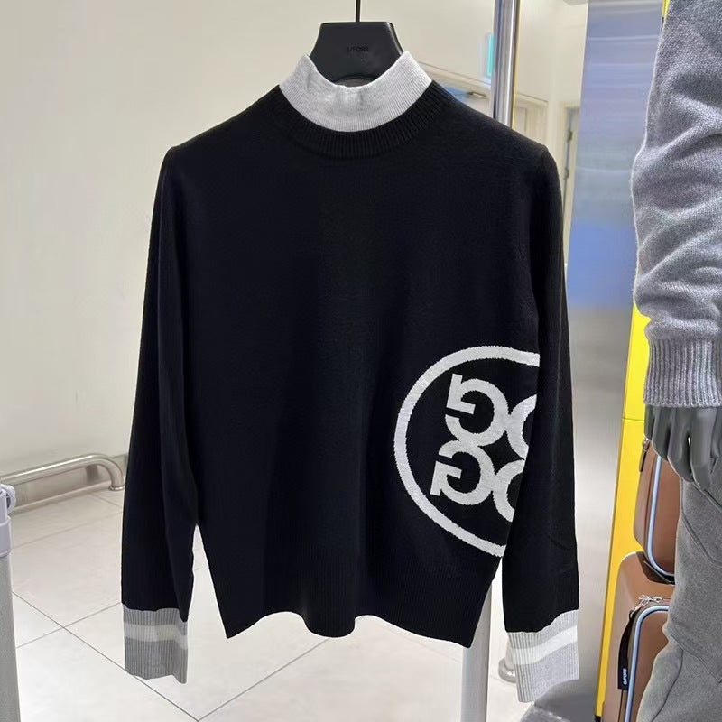 G/FORE Korea Women Essential Windproof Sweater, FW High Neck Golf Knit Shirt