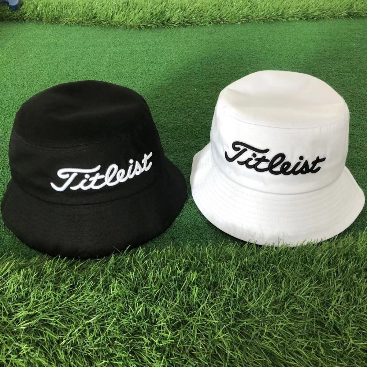 TITLELIST Korea Bucket Hat breathable Golf Sunhat Korean version Unisex One-Size
