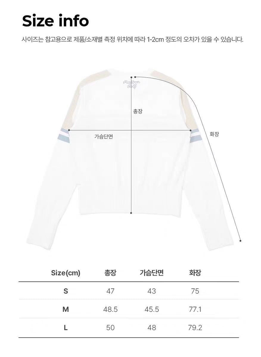 MALBON KOREA Women Round Neck Stretch Sweater Shirt Knit Top