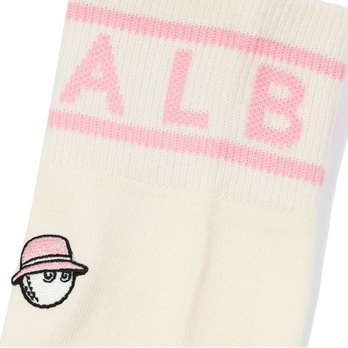 Malbon Korea Women's Golf Stockings Cotton Knee-length Socks