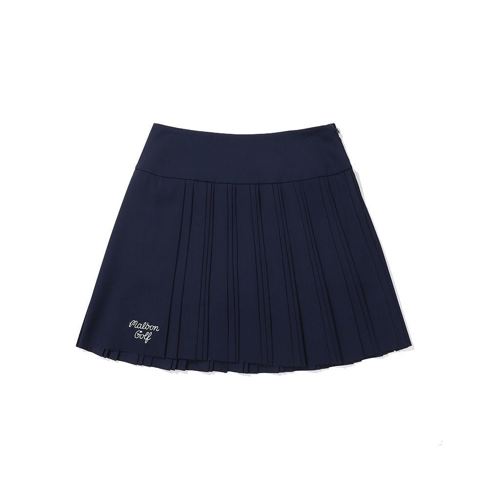 Malbon Korea New Golf Skirt 25 Spring Summer Women's Solid Color
