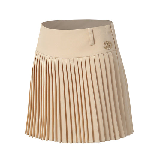 G/FORE Korea Women SS golf skirt, quick-drying high-waisted pleated skirt