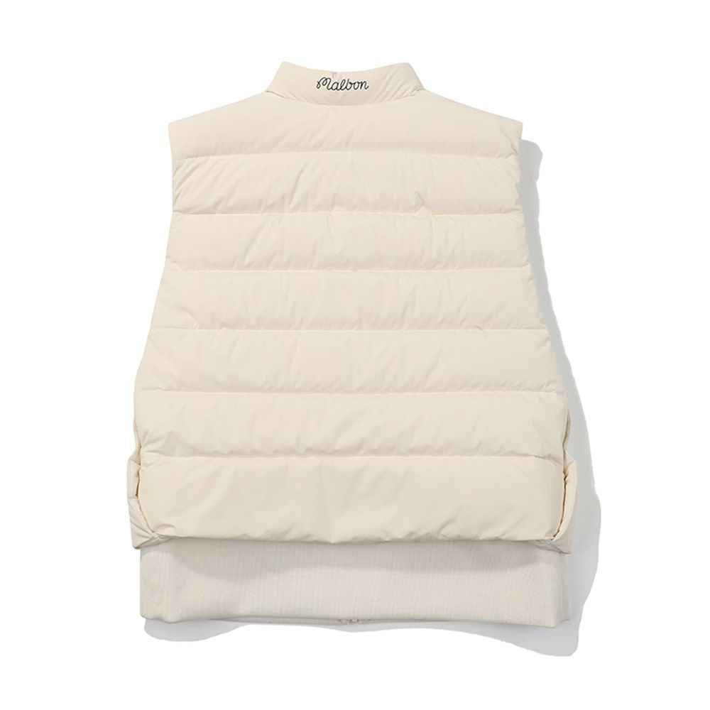 MALBON Korea Women Down Golf Vest Light and Warm Outerwear
