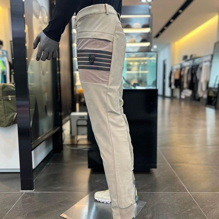 AMAZINGCRE Men Pants FW Korean Golf Apparel Men's Outdoor Athleisure Fashion Pants