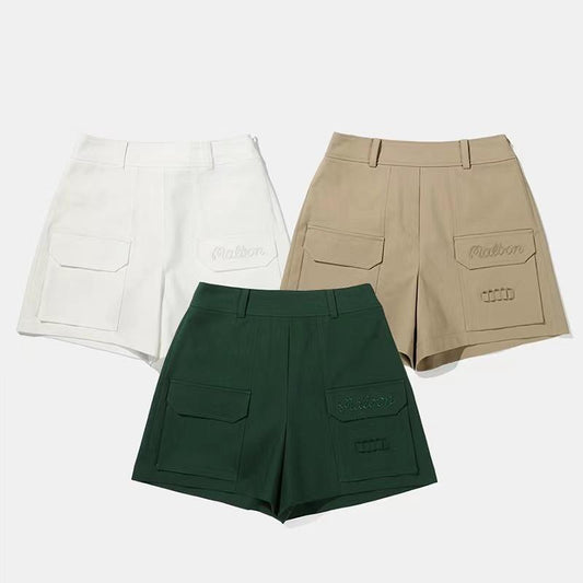 Malbon Korea New Multi-pocket Golf Shorts for Women (golf skirt category)